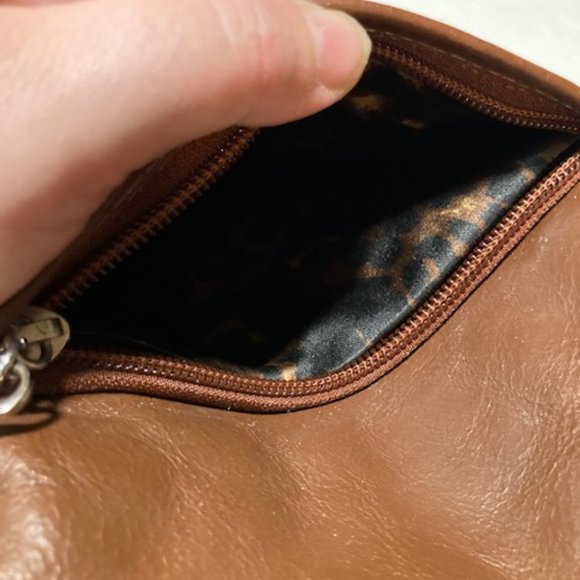 Grace Adele Brown Leather Hobo Style Designer Handbag - Picture 9 of 15